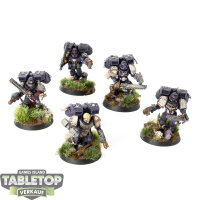 Blood Angels - 5 x Assault Marines - bemalt