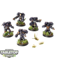 Blood Angels - 5 x Assault Marines - bemalt