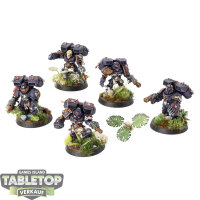 Blood Angels - 5 x Assault Marines - bemalt