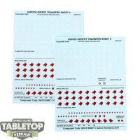Horus Heresy - 2 x Transfer Sheet - Sonstiges