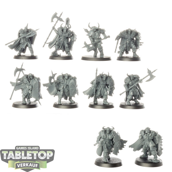 Slaves to Darkness - 10x Chaos Warriors - unbemalt