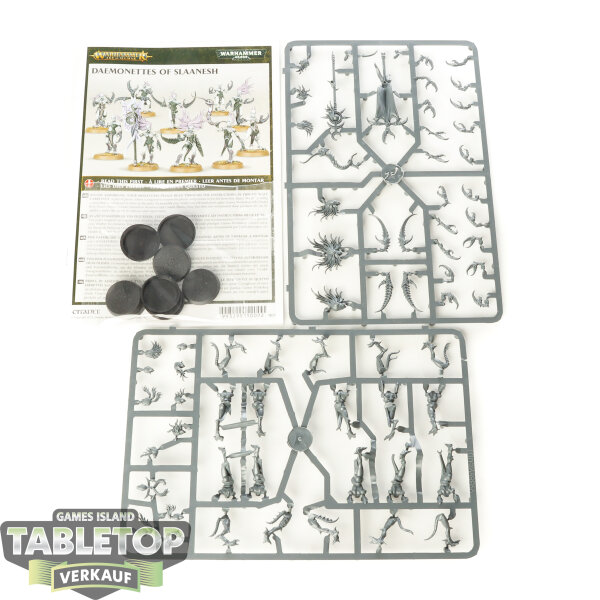 Hedonites of Slaanesh - 10x Daemonettes of Slaanesh - im Gussrahmen