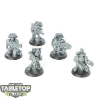 Space Wolves - 5x Long Fangs - unbemalt