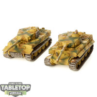 Flames of War - 2x Tiger Tank - bemalt