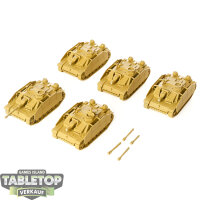 Flames of War - 5x StuG G Platoon - grundiert
