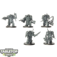 Death Guard - 5x Blightlord Terminators - unbemalt