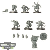Blood Bowl - 6x Dwarf Team: The Dwarf Giants - unbemalt