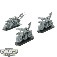 Dark Angels - 3x Ravenwing Bike Squadron - unbemalt