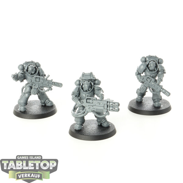 Space Marines - 3x Primaris Eradicators - unbemalt
