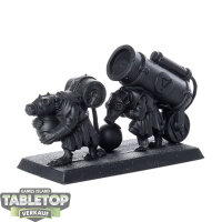 Skaven - Poisoned Wind Mortar - grundiert