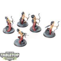 Daughters of Khaine - 5x Blood Stalkers - bemalt