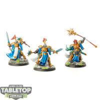 Warhammer Underworlds - 3x Stormsires Cursebreakers - bemalt