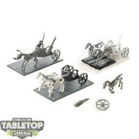 Tomb Kings of Khemri - 3x Skeleton Chariots - teilweise...