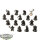 Kingdom of Bretonnia - 17x Men at Arms - grundiert