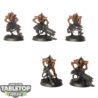 Necrons - 5x Immortals - teilweise bemalt