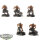 Necrons - 5x Immortals - teilweise bemalt