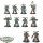 Chaos Space Marines - 10x Chaos Space Marines - bemalt