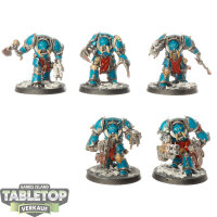 Chaos Space Marines - 5x Chaos Terminator Squad - bemalt