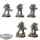 Dark Angels - 5x Hellblaster Squad - teilweise bemalt