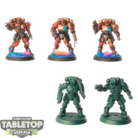 Space Marines - 5x Reiver Squad - teilweise bemalt