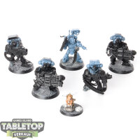 Space Wolves - 5x Devastator Squad - teilweise bemalt