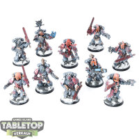 Space Wolves - 10 x Blood Claws klassisch - bemalt