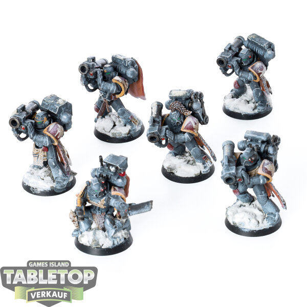 Space Wolves - 6 x Devastator Squad - bemalt