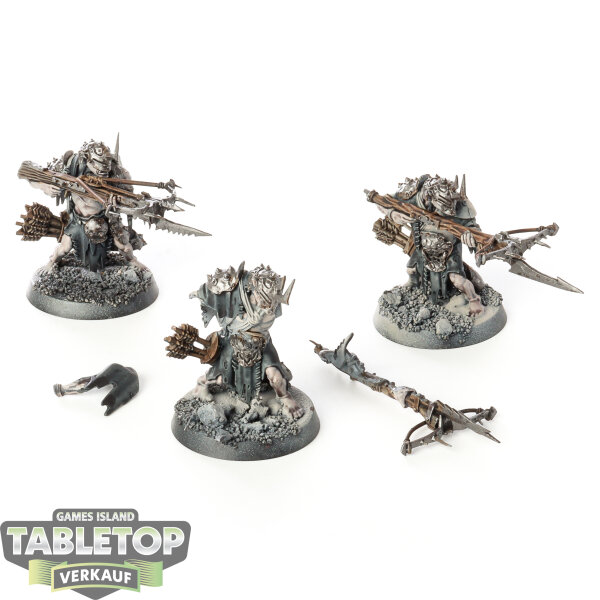 Orruk Warclans - Man-Skewer Boltboyz - teilweise bemalt