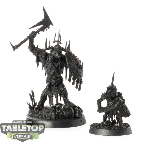 Orruk Warclans - Killaboss with Stab-grot - grundiert