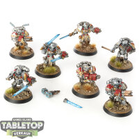 Grey Knights - 7x Grey Knights Strike Squad - bemalt