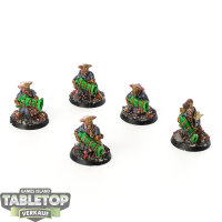 Helsmiths of Hashut - 5 Infernal Razers - bemalt