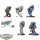 Space Marines - 5x Devastator Squad klassisch - teilweise bemalt