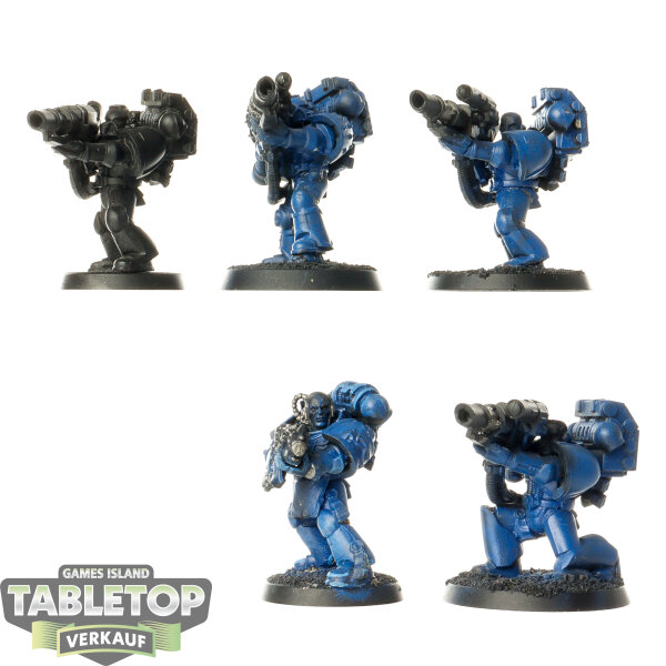 Black Templars - 5x Devastator Squad klassisch - teilweise bemalt