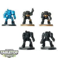 Dark Angels - 5x Terminators klassisch - teilweise bemalt