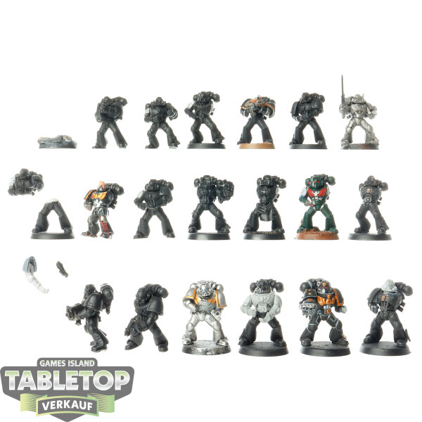 Space Marines - 19x Tactical Marines klassisch - Bitz