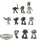 Space Marines - 10x Tactical Marines klassisch - teilweise bemalt