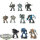 Dark Angels - 10x Tactical Marines klassisch - teilweise bemalt