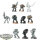 Dark Angels - 10x Tactical Marines klassisch - teilweise bemalt