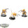 Tyraniden - 3x Tyranid Warriors - teilweise bemalt