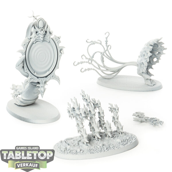 Hedonites of Slaanesh - 3x Endless Spells - grundiert