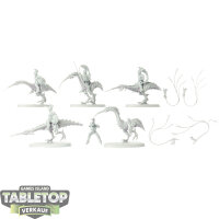 Hedonites of Slaanesh - 5x Hellstriders - grundiert