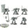 Grey Knights - 5x Grey Knights Paladins - unbemalt