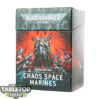 Chaos Space Marines - Data Cards 9th Edition - deutsch