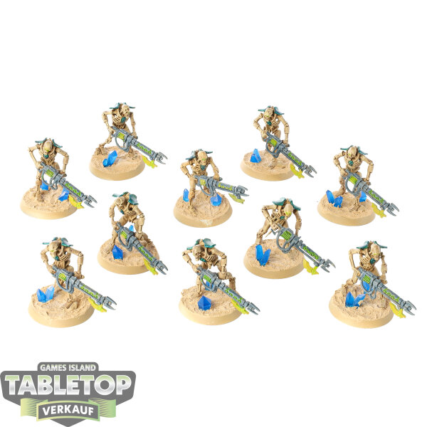 Necrons - 10x Necron Warriors - bemalt