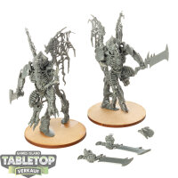 Ossiarch Bonereapers - 2x Morghast Harbingers - unbemalt
