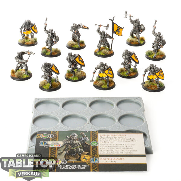 Baratheon - 12 Wardens - bemalt
