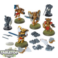 Blood Angels - 6x Sanguinary Guard klassisch - teilweise...