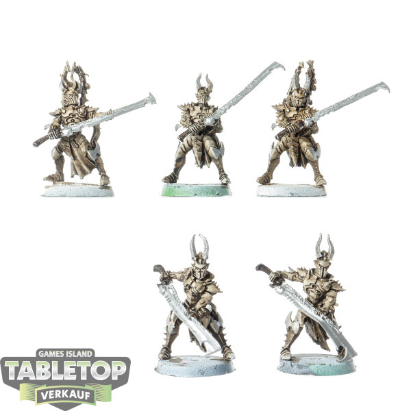 Drukhari - 5 Incubi - teilweise bemalt