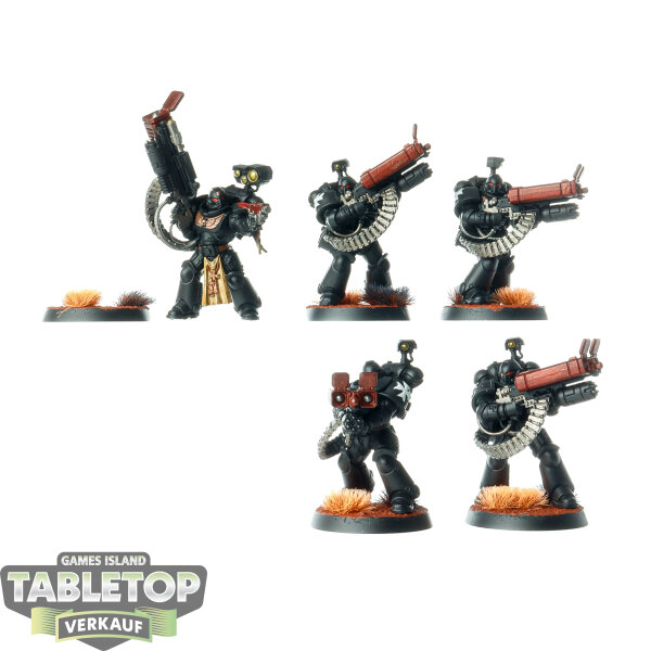 Black Templars - 5 Desolation Squad - bemalt