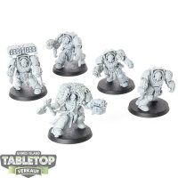 Space Wolves - 5x Wolf Guard Terminators - grundiert